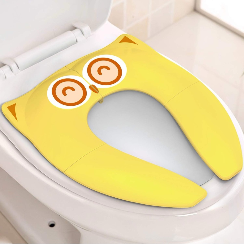 Yellow Owl Potty Compact & Portable Training Seat for Babies Toddlers